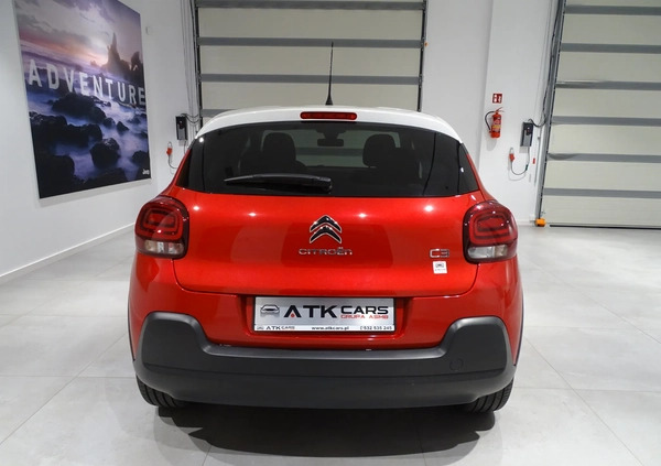 Citroen C3 cena 78900 przebieg: 11500, rok produkcji 2022 z Siechnice małe 92